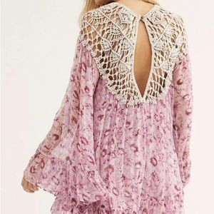 Free People Faded Daisy Frock Dress